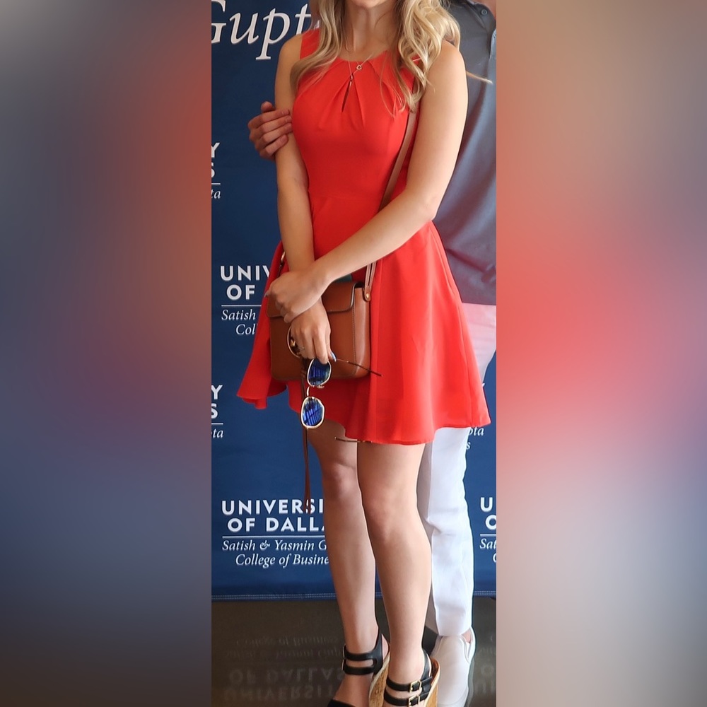 Express Orange Dress